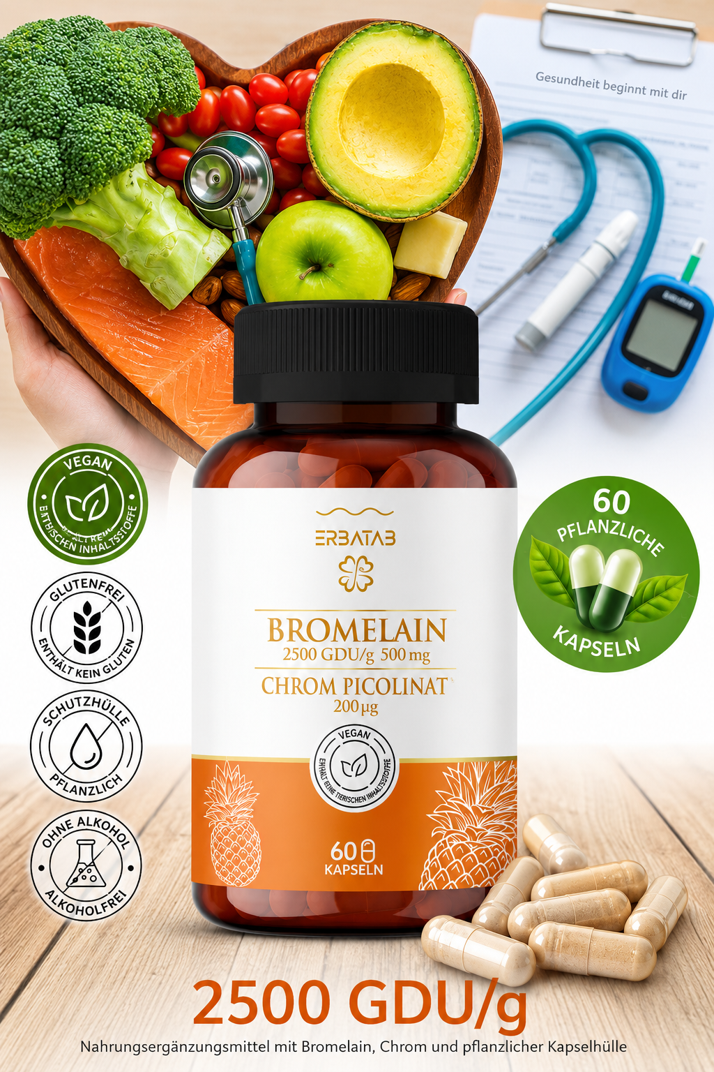 Bromelain + Chrom