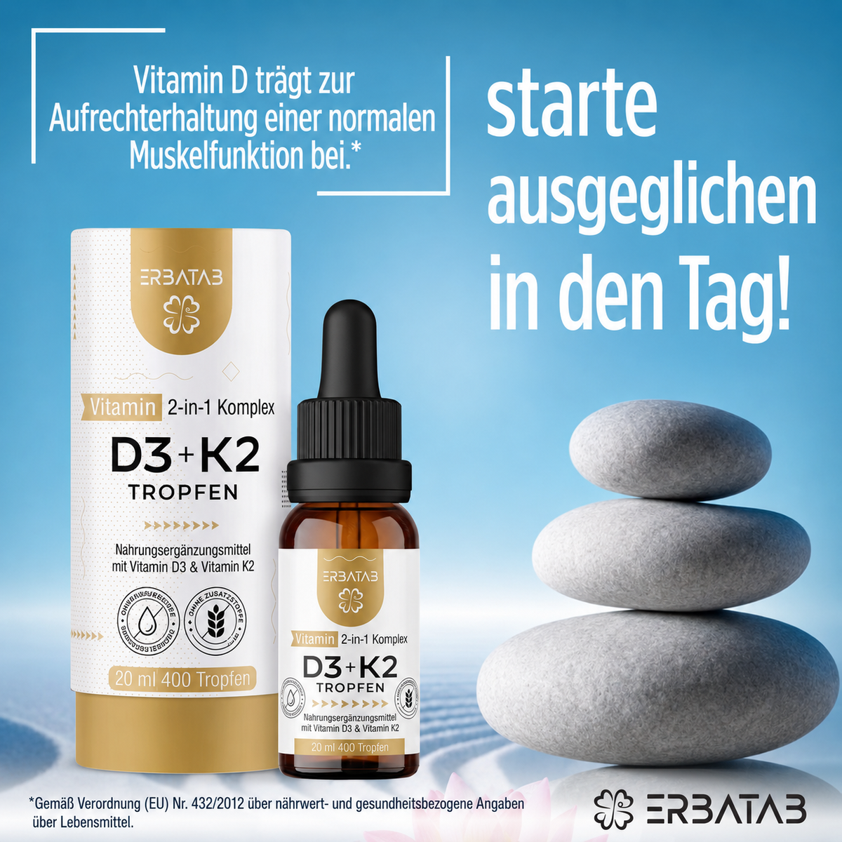 Vitamin D3+K2