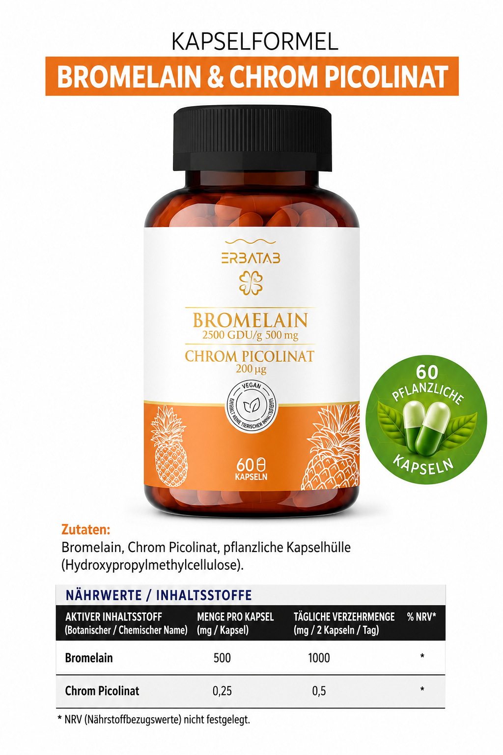 Bromelain + Chrom